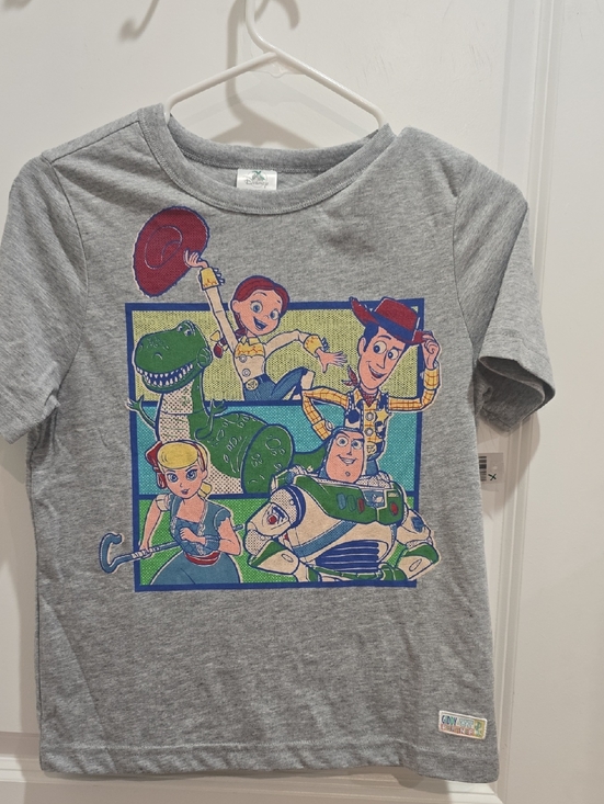 Disney Other - Disney Grey Toy Story Character Tee  Kids Large